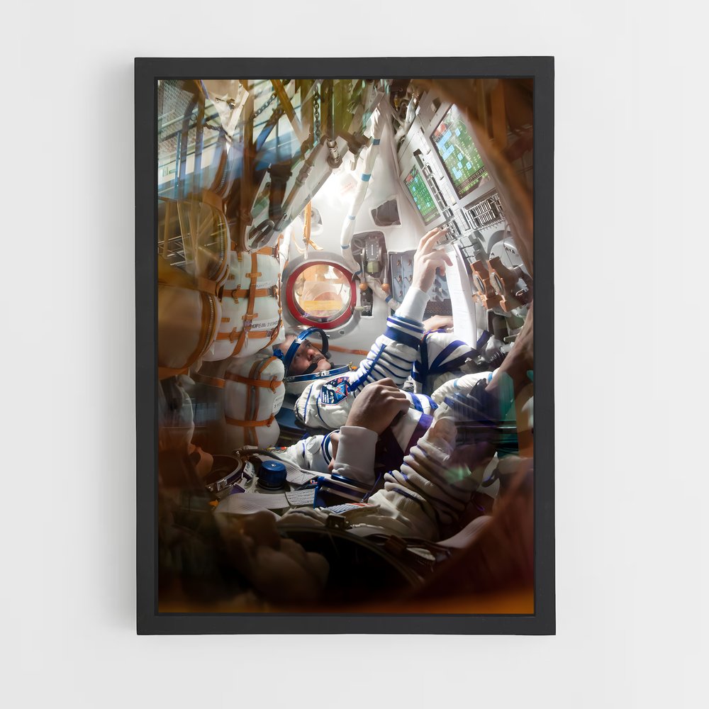 Poster Rêve Suspendu – affiche Astronautes (vue 2)